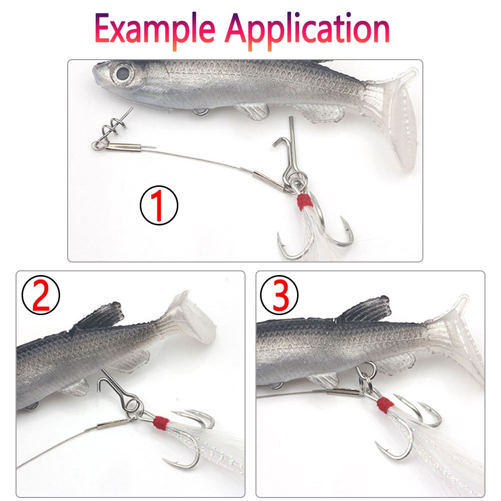 50/100pcs Fishing Bait Stinger - огляд і ціна Fishing Hook Stainless Steel