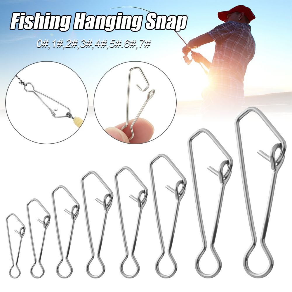 50pcs/pack Fast Clip Lock Fish - огляд і ціна Fishing Hook Stainless Steel