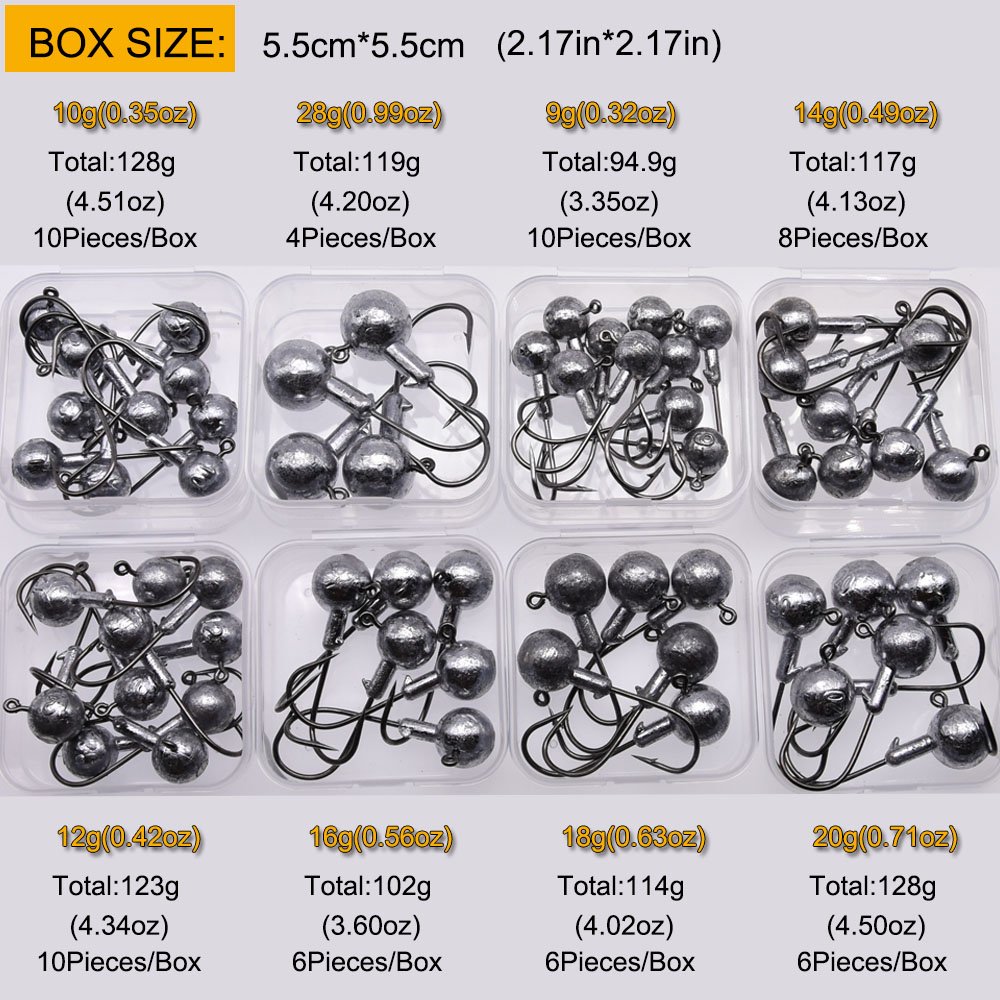 Lurestiker All sizes 1g 2g 3g  - огляд і ціна Fishing Hook Size