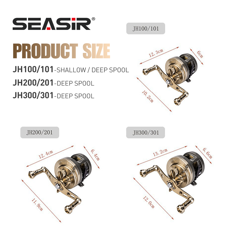 SEASIR JH All METAL Drum Baitc - огляд і ціна Abu Garcia Reel Max