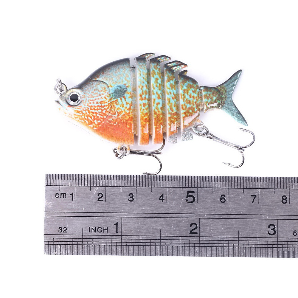 63mm 9.3g Lifelike Tilapia Swi - огляд і ціна Fishing Hook Treble