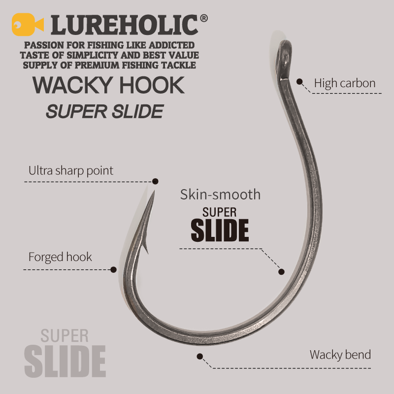 LUREHOLIC PTFE Super Slide Wac - огляд і ціна Fishing Hook Circle