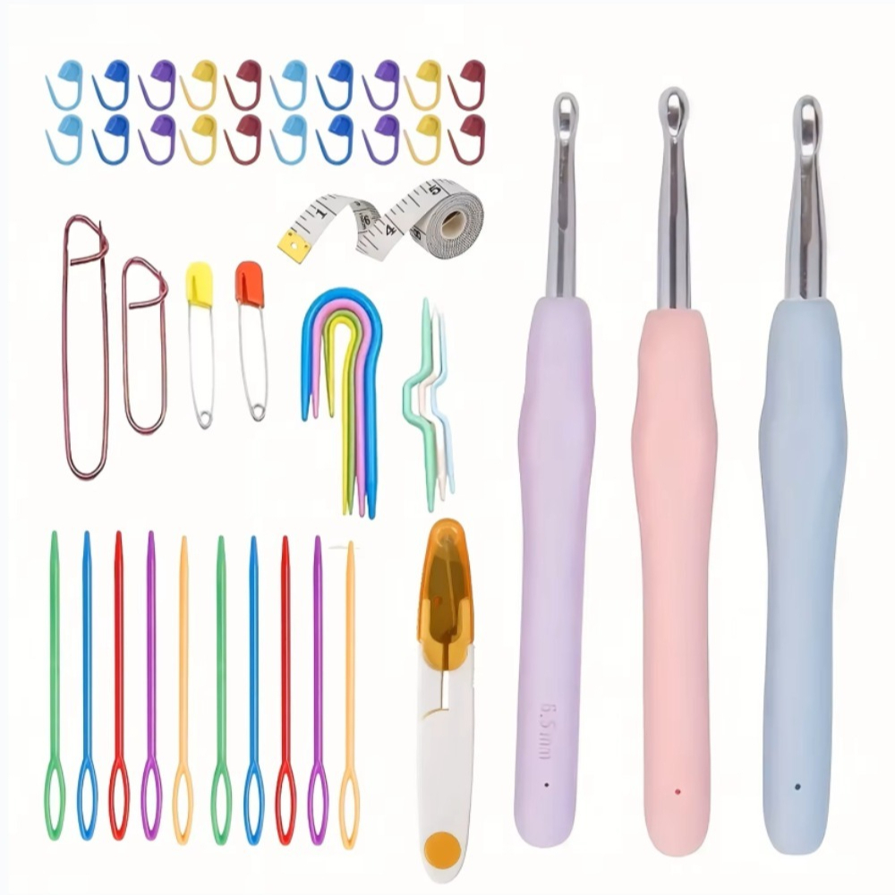 Ergonomic Crochet Hooks Set La - огляд і ціна Fishing Hook Size