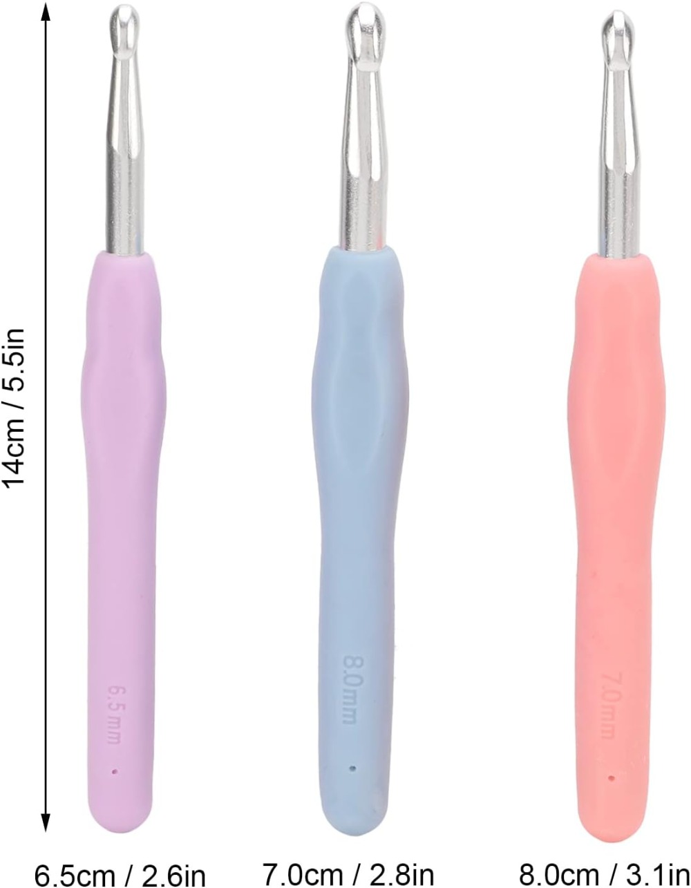 Ergonomic Crochet Hooks Set La - огляд і ціна Fishing Hook Size