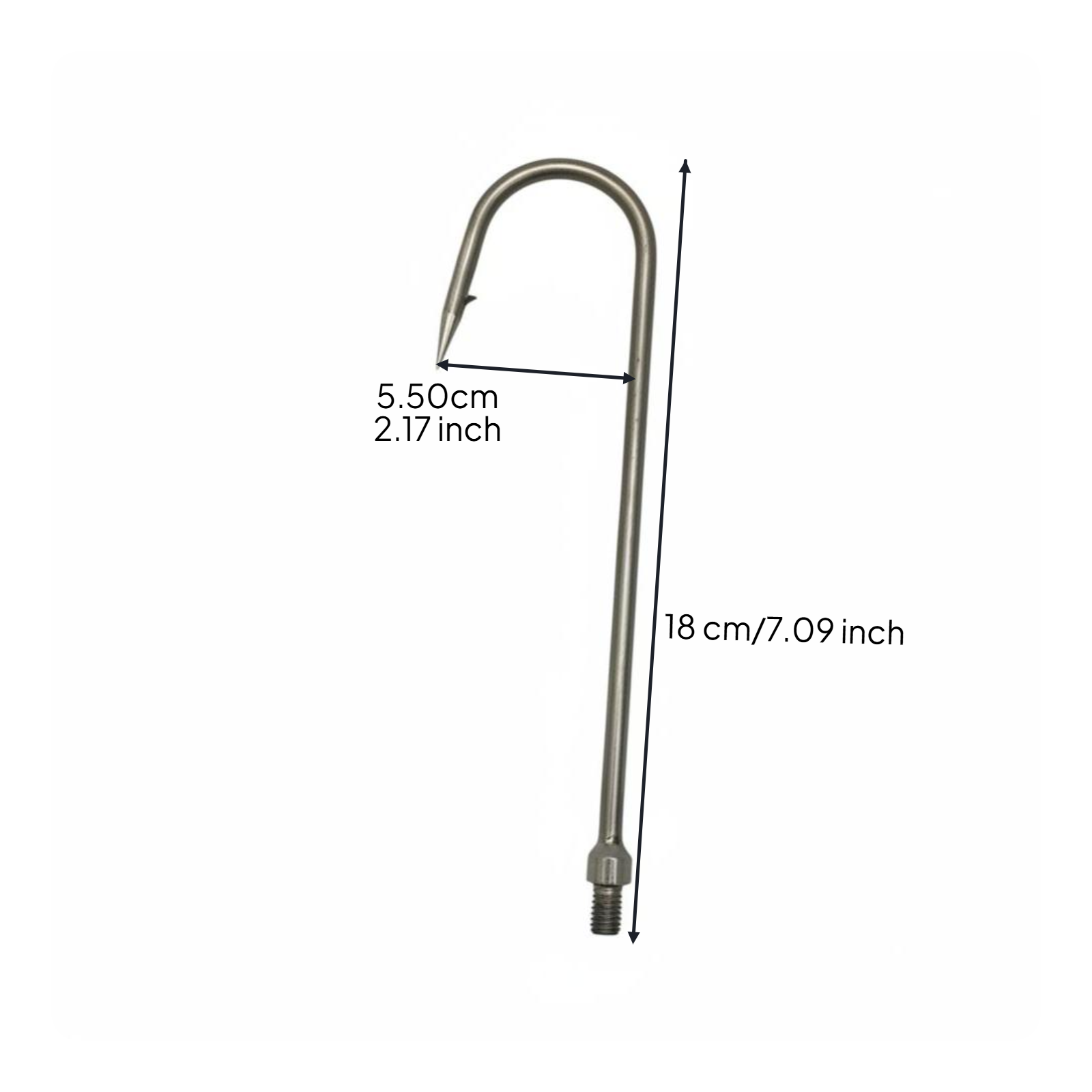 Stainless Gaff Fishing Hook He - огляд і ціна Fishing Hook Stainless Steel