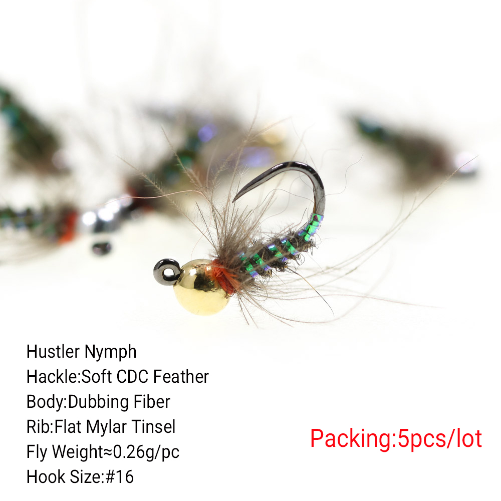 ICERIO Hustler Nymph Fly Tungs - огляд і ціна Fishing Hook Size