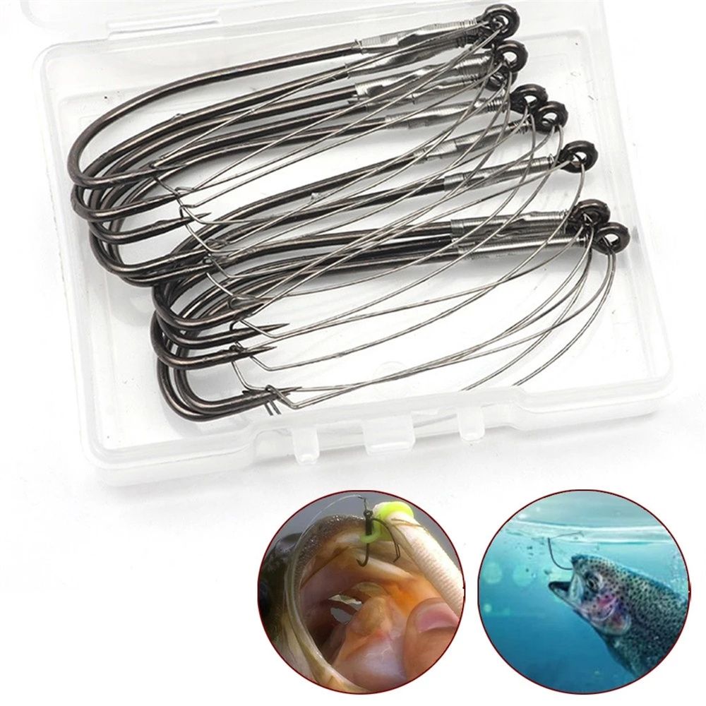 Fishing Tackle High Carbon Ste - огляд і ціна Fishing Hook Weedless